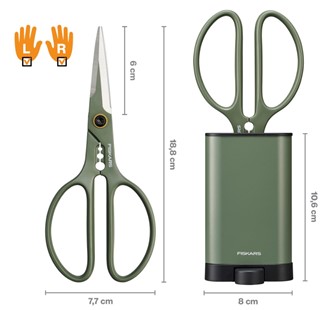 FISKARS Plant Care Nożyczki do roślin z pojemnikiem, Fiskars 1075316