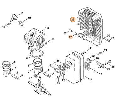 Kratka ochronna, Stihl 42011407200