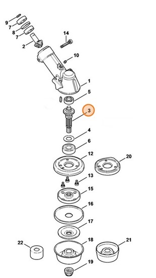 Zestaw zębnika, Stihl 41476407302