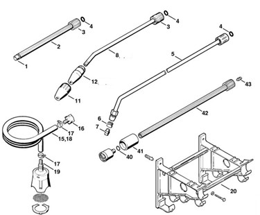 Wąż 1/2"x1 m, Stihl 47066781150