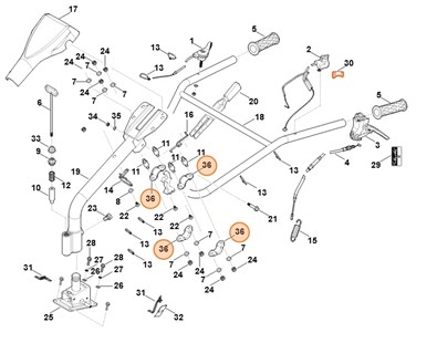 Uchwyt, Stihl 62507162501