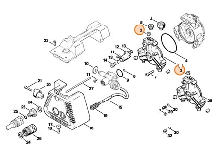 Śruba zamykająca, Stihl 91467951520