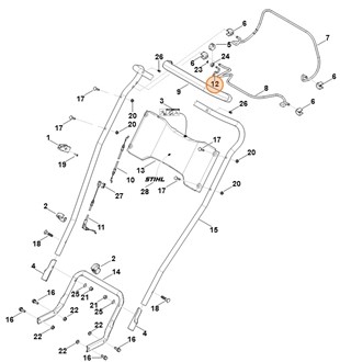 Element regulacyjny, Stihl 63787044011