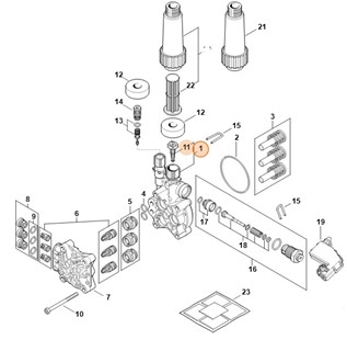 Korpus pompy, Stihl 49507004000
