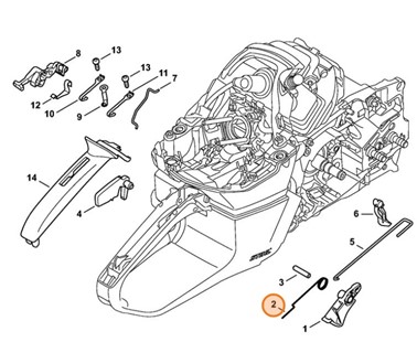 Sprężyna ramieniowa, Stihl 11381824500