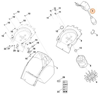 Włącznik, Stihl 60084300501