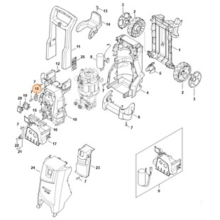 Ściągacz do wiązania kabli, Stihl 49504312501