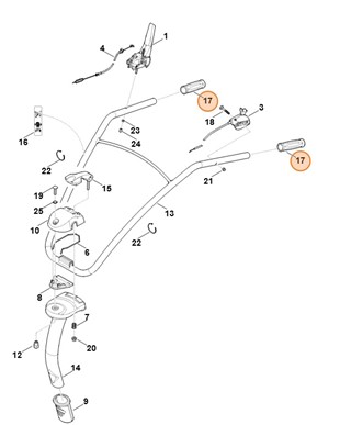 Uchwyt, Stihl 63757036620