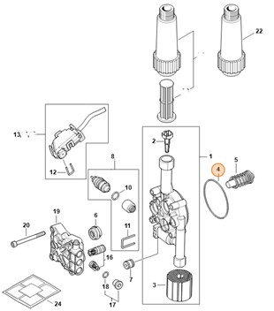 Okrągły pierścień uszczelniający, Stihl 96459513327
