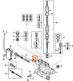 Okrągły pierścień uszczelniający N10,82x1,78-NBR70, Stihl 96459459520