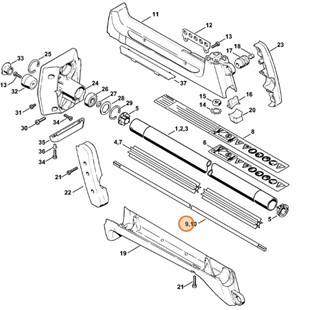 Wałek napędowy, Stihl 41167113212