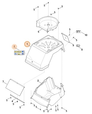 Obudowa, Stihl 60017008525