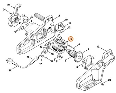 Stojan 230 V, Stihl 12066000100