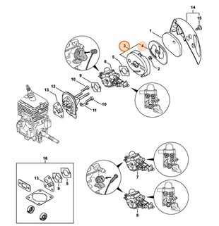 Obudowa filtra, Stihl 41441402800