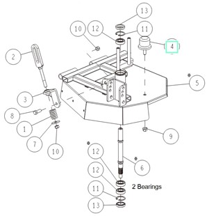 Amortyzator gumowy, Orec 0303-70300