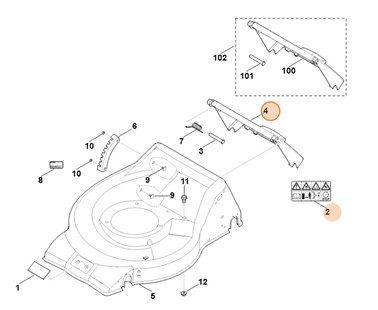 Pokrywa, Stihl 63507002708