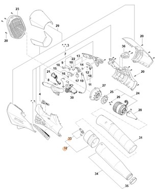 Element pośredni, Stihl BA017007900