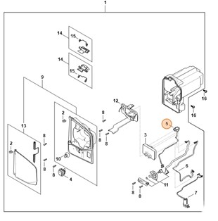 Wiązka kabli, Stihl 48544403000