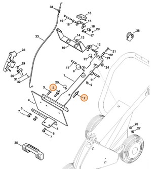 Śruba dwustronna, Stihl 42237318600