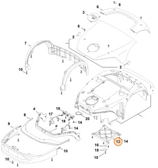 Pokrywka, Stihl IA014320601