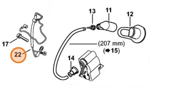 Wiązka kabli, Stihl 11404403011