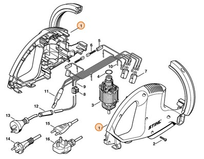 Obudowa silnika, Stihl 48146000804