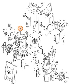 Rama - strona prawa, Stihl 47757913501