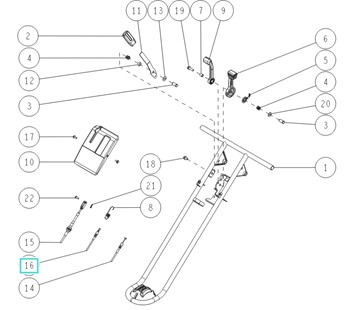Linka blokady dyferencjału, Orec 83-1035-937-10