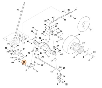 Tulejka z kołnierzem, Stihl 61657633200