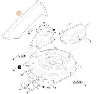 Kanał wyrzutowy, Stihl 61407631400