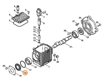 Miernik kontrolny poziomu oleju, Stihl 47327086000