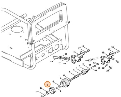 Pierścień, Stihl 47245120900