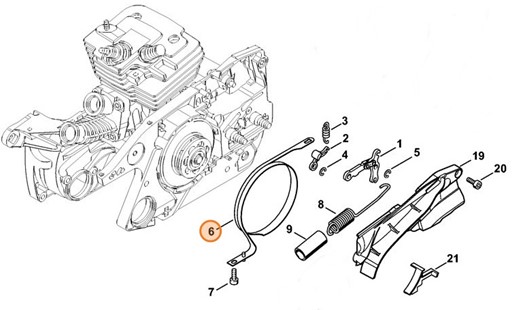 Taśma hamulcowa, Stihl 11381605400