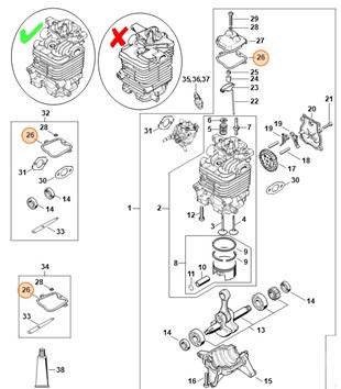 Uszczelka, Stihl 42820290501