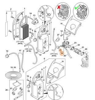 Gaźnik 4282/11, Stihl 42821200611