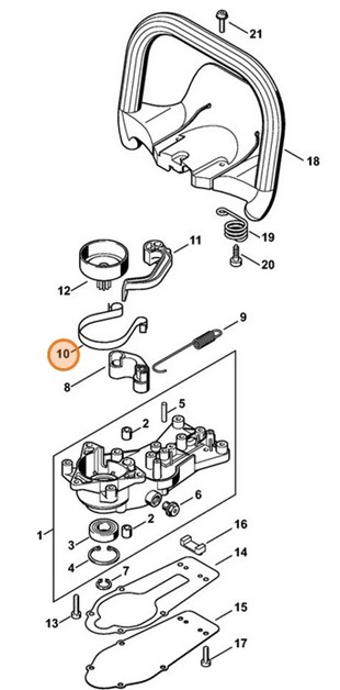 Taśma hamulcowa, Stihl 42281625400