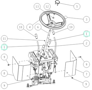 Dźwignia, Orec 0334-75100