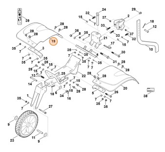 Listwa ochronna prawa, Stihl 62508200210