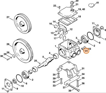 Pierścień uszczelniający, Stihl 47127092010