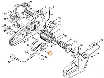 Przełącznik, Stihl 12074350301