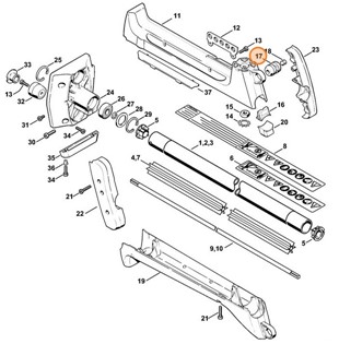 Amortyzator pierścieniowy, Stihl 41167912801