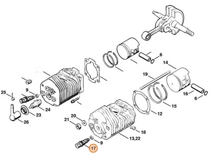 Zawór dekompresyjny, Stihl 11240209400