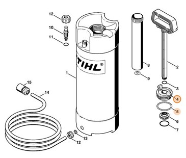 Zamknięcie zbiornika paliwa, Stihl 42236708600