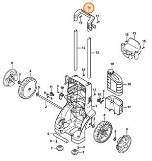 Okładzina uchwytu, Stihl 47887910600