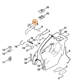 Sprężyna ramieniowa, Stihl 11081824500