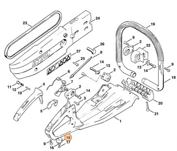 Amortyzator gumowy, Stihl 42017929301