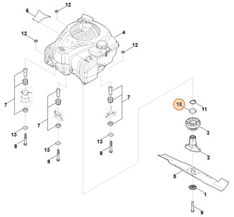 Pierścień odległościowy, Stihl 63587021700