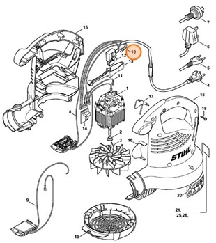 Przewód, Stihl 48114401900