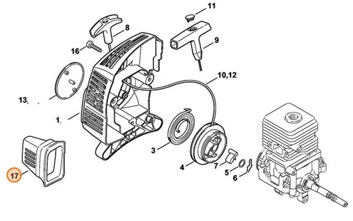 Element dystansowy, Stihl 41400846801