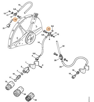 Śruba drążona, Stihl 42017088400